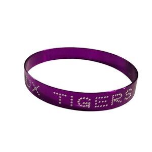LSU Tigers metal bracelet OS